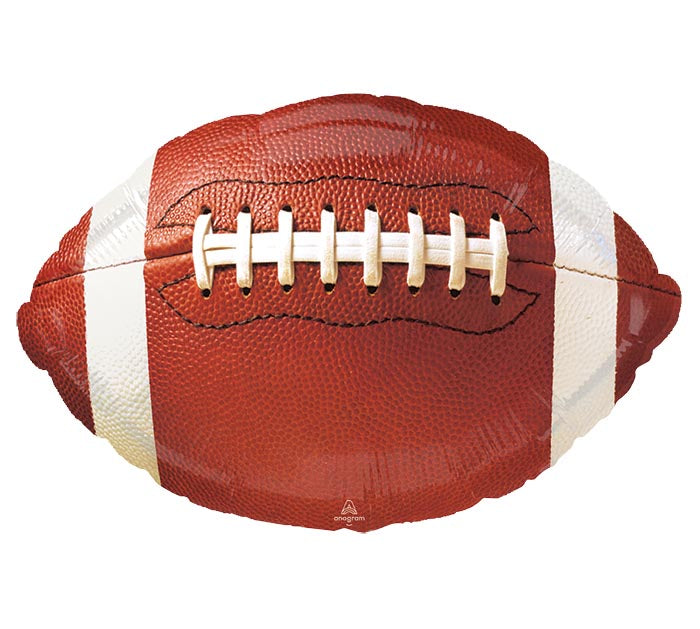 Championship Football Shape Foil Balloon 18 in.