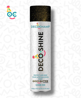 DecoShine Gold Glitter Spray (1 count - 600 ml / 14 oz)