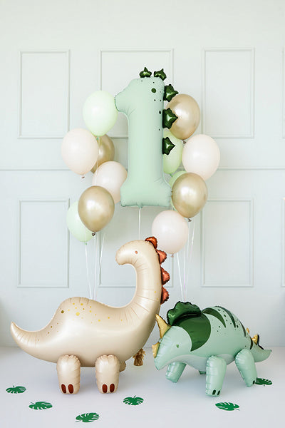 Dinosaur Number 1 Foil Balloon 36 in. PartyDeco USA
