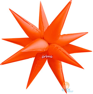 Non-Foil Starburst 3D Balloon - 40 in. (Choose Color)