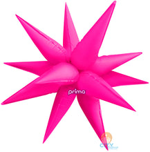 Load image into Gallery viewer, Non-Foil Starburst 3D Balloon - 40 in. (Choose Color)