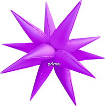 Load image into Gallery viewer, Non-Foil Starburst 3D Balloon - 40 in. (Choose Color)