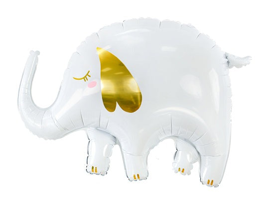 Globo de aluminio de elefante blanco de 26 pulgadas. 