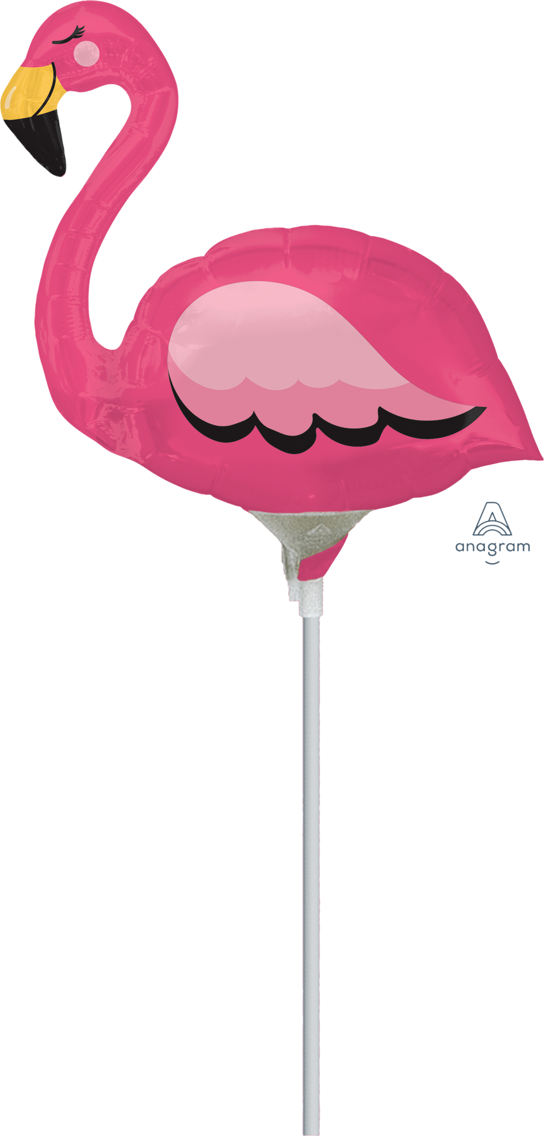 Pink Flamingo Shape Foil Balloon 14 in. (Air Fill Only) | 2 per pack