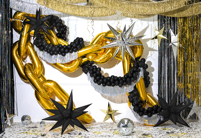 Gold Fringe Garland 4.4 ft. PartyDeco USA