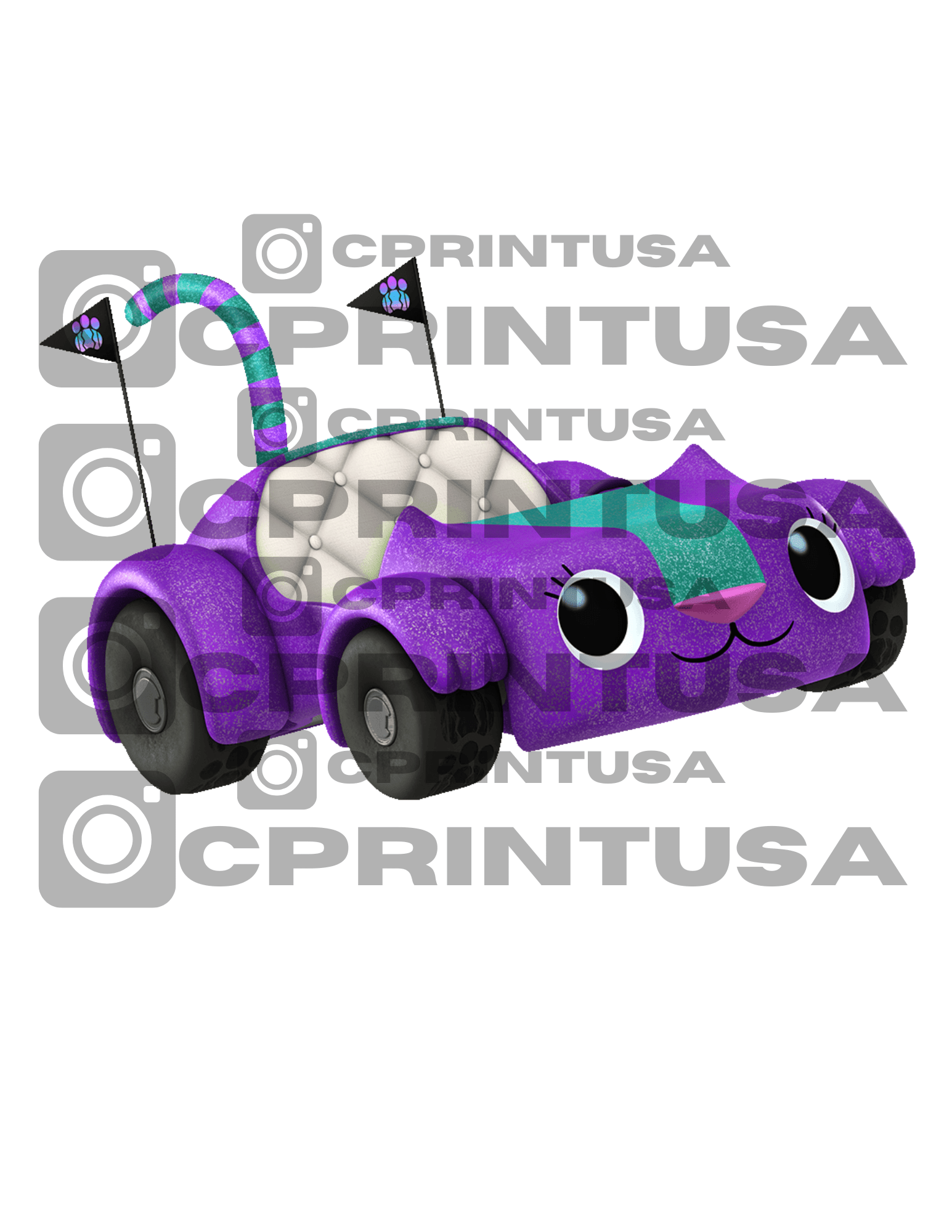 GABBY DOLL HOUSE CAR CUT OUT