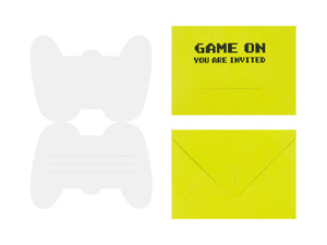 Video Game Invitations 6 Pieces - PartyDeco USA