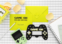 Load image into Gallery viewer, Video Game Invitations 6 Pieces - PartyDeco USA