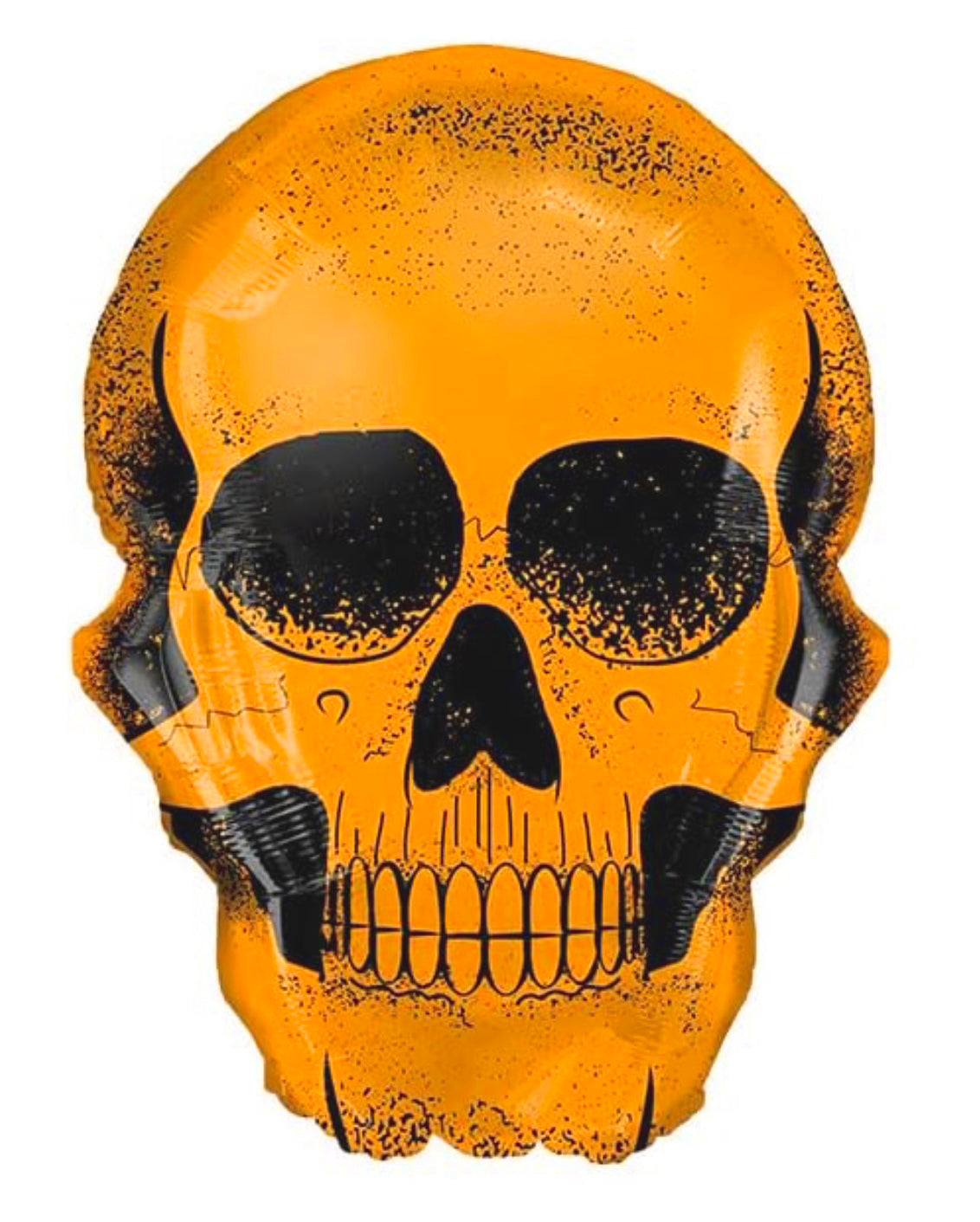 Golden Skull Foil Shape Balloon 28 in.