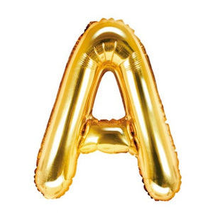 Gold Foil Letters (A to Z) - 14 in. - PartyDeco USA