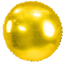 Load image into Gallery viewer, Gold Round Foil Balloon 18 in. - PartyDeco USA