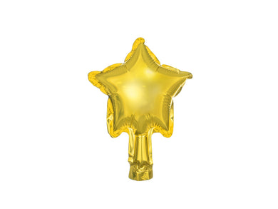 Gold Star Foil Balloon 5 in. (25 ct. - Self Sealing) PartyDeco USA