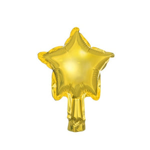 Gold Star Foil Balloon 10 in. (25 pieces - Self Sealing) PartyDeco USA