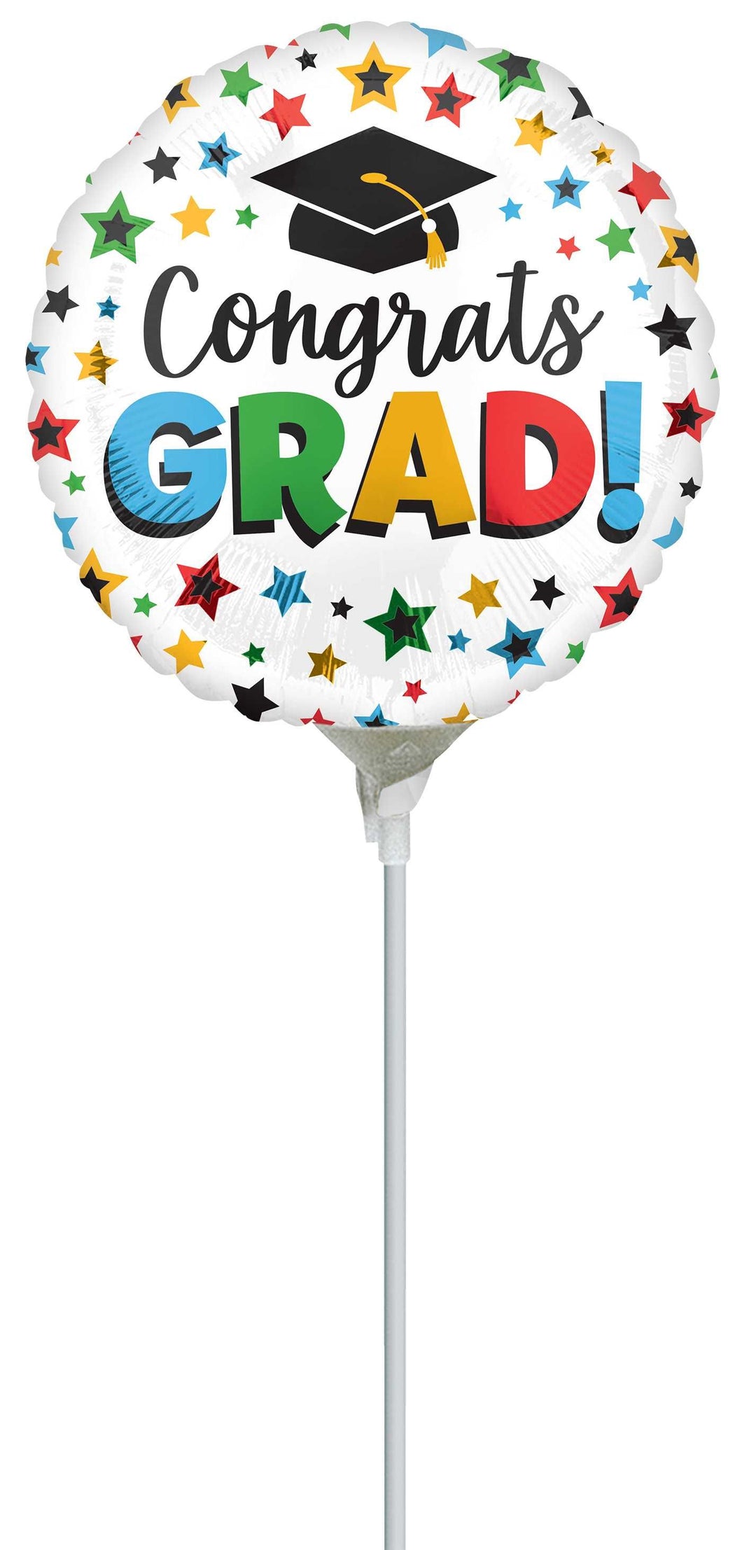 Congrats Grad Round 9 in. (Air Filled Only) | 2 pack