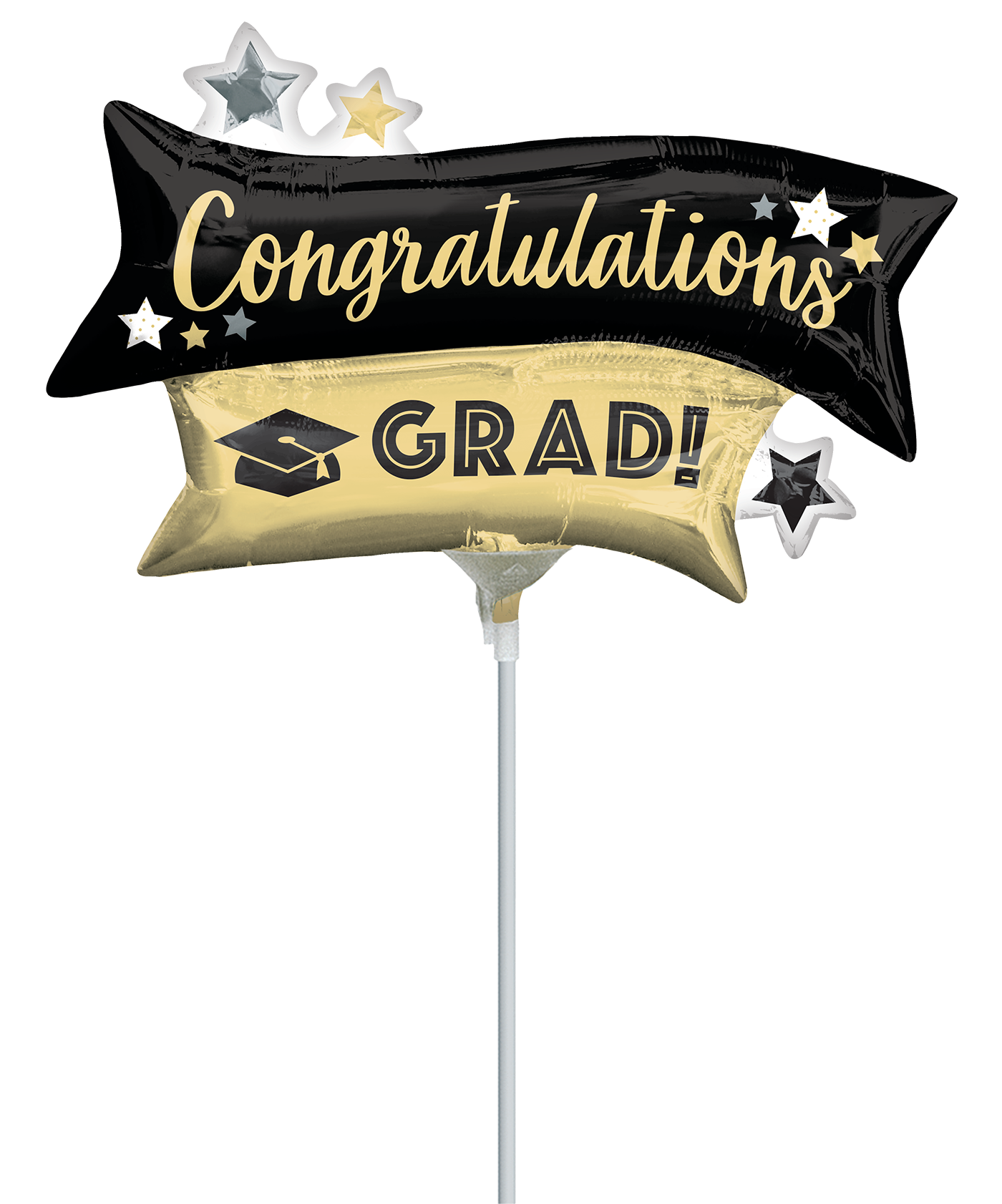 Congrats Grad Banner 14 in. (Air Filled Only) | 2 pack