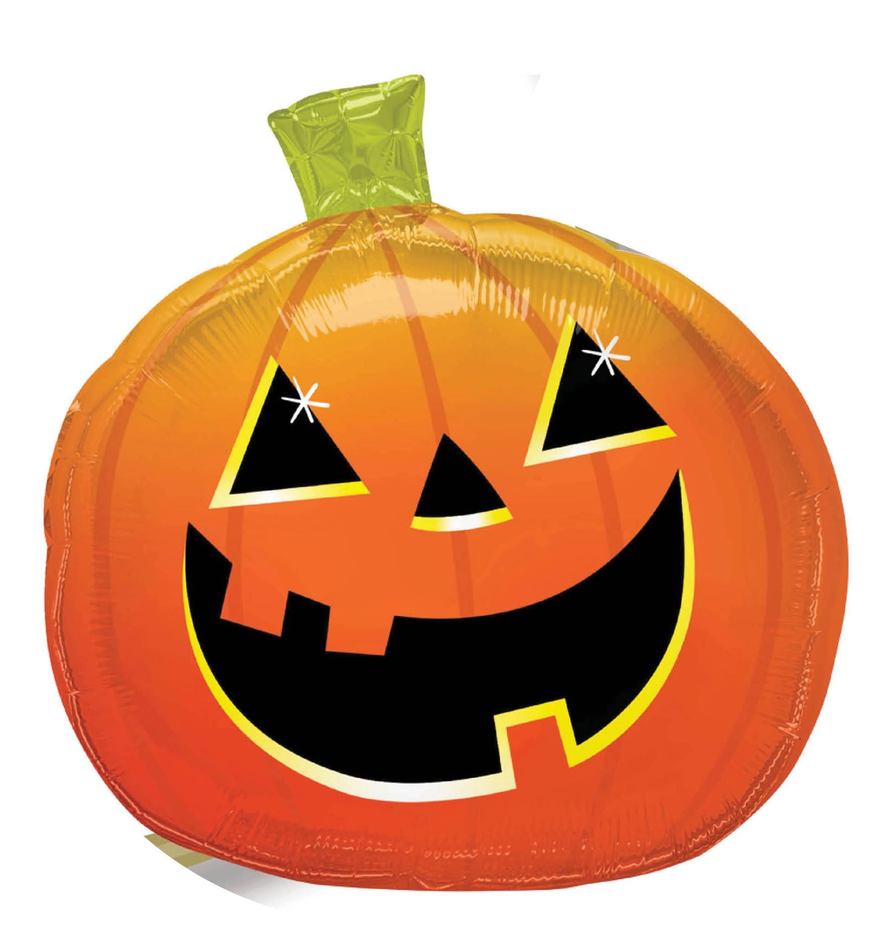 Halloween Pumpkin Foil Balloon 31 in.