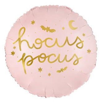 Hocus Pocus Pink Round Foil Balloon 18in.