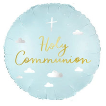 Load image into Gallery viewer, Holy Communion Round Foil Balloon 18 in. - PartyDeco USA