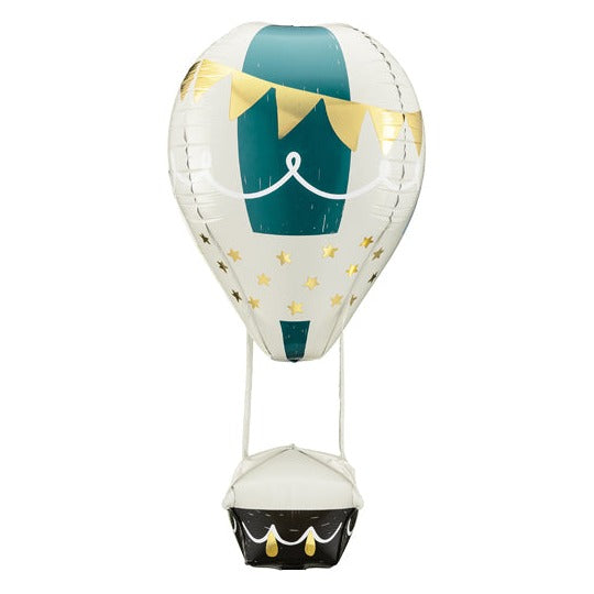 Hot Air Balloon 4D Foil Balloon 34 in.