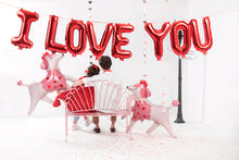 Load image into Gallery viewer, Red I Love You Banner Foil Balloon - 8.5 ft.