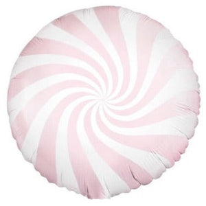 Light Pink Candy Round Foil Balloon 18 in.