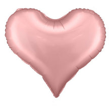 Load image into Gallery viewer, PartyDeco Light Pink Heart Shaped Foil Balloon - 29 in.