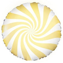 Load image into Gallery viewer, Light Yellow Candy Round Foil Balloon 18 in.