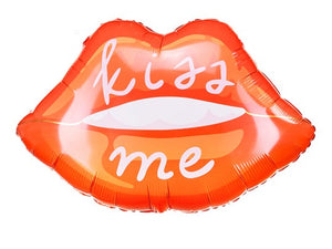 Kiss Me Lips Foil Balloon 34 in.