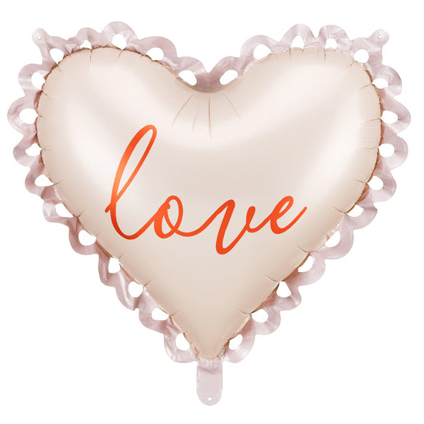 Love Heart Foil Balloon 19 in.