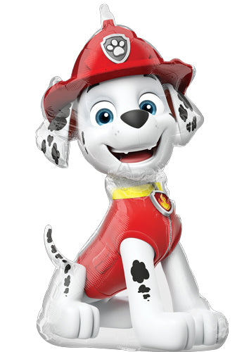 Globo de aluminio con forma de Marshall de Paw Patrol, 33 pulgadas