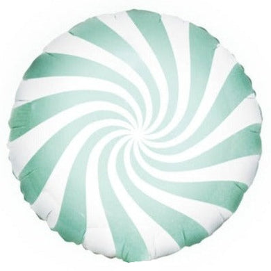 Mint Candy Round Foil Balloon 18 in.