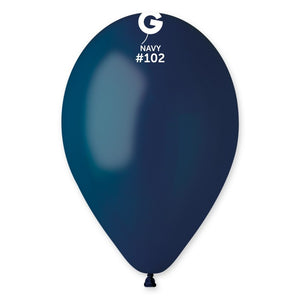 Solid Balloon Navy #102 - 12 in.