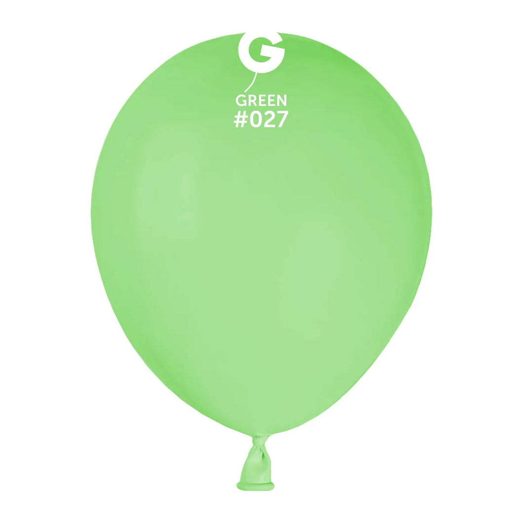 Neon Balloon Green 5 in.