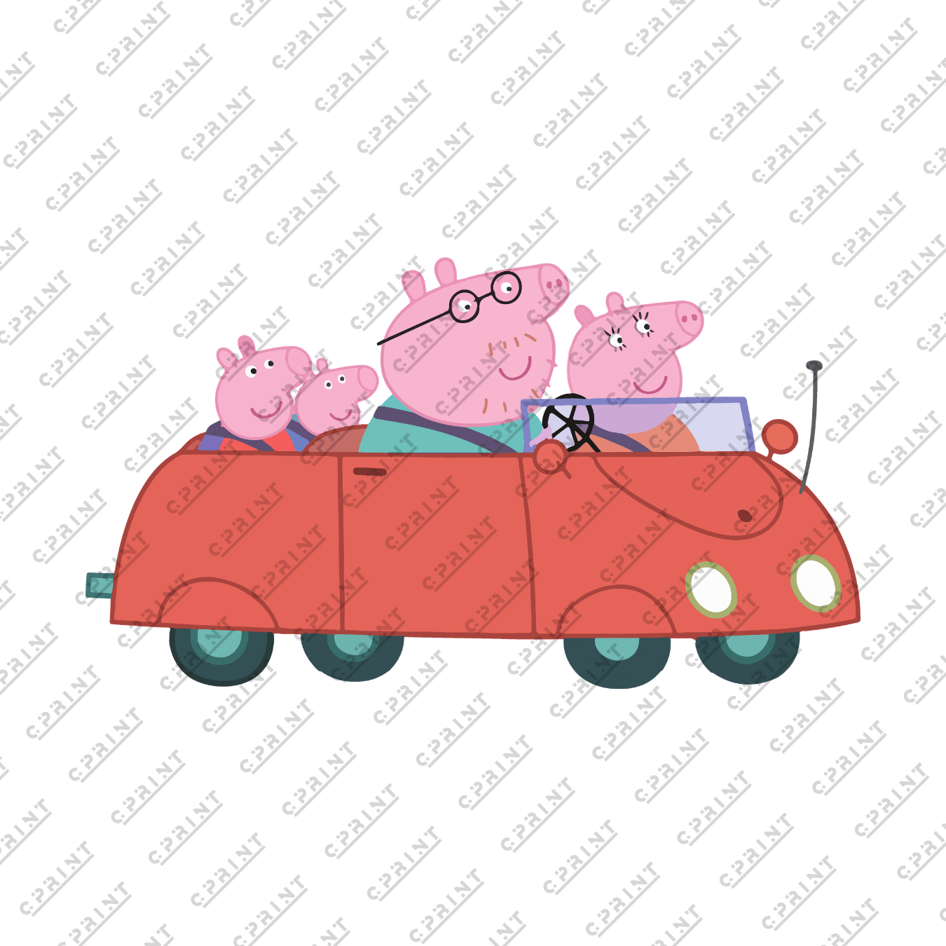 Pepa Pig Family Characters