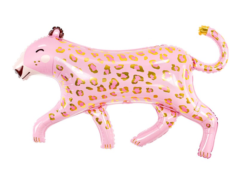 Pink Leopard Foil Balloon 40 in.