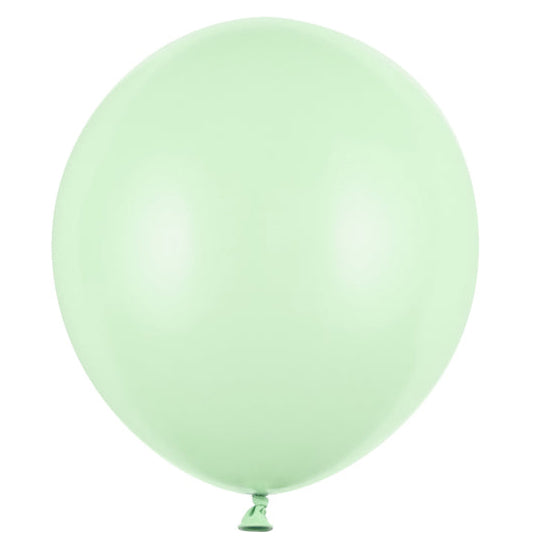 Solid Pistachio Latex Balloon 17 in. PartyDeco USA