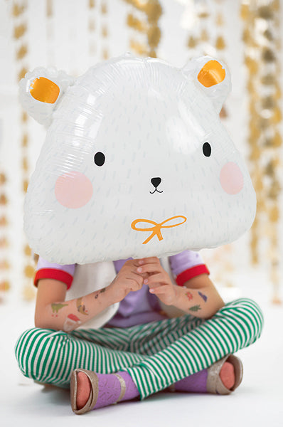 Polar Bear Foil Balloon 20 in.