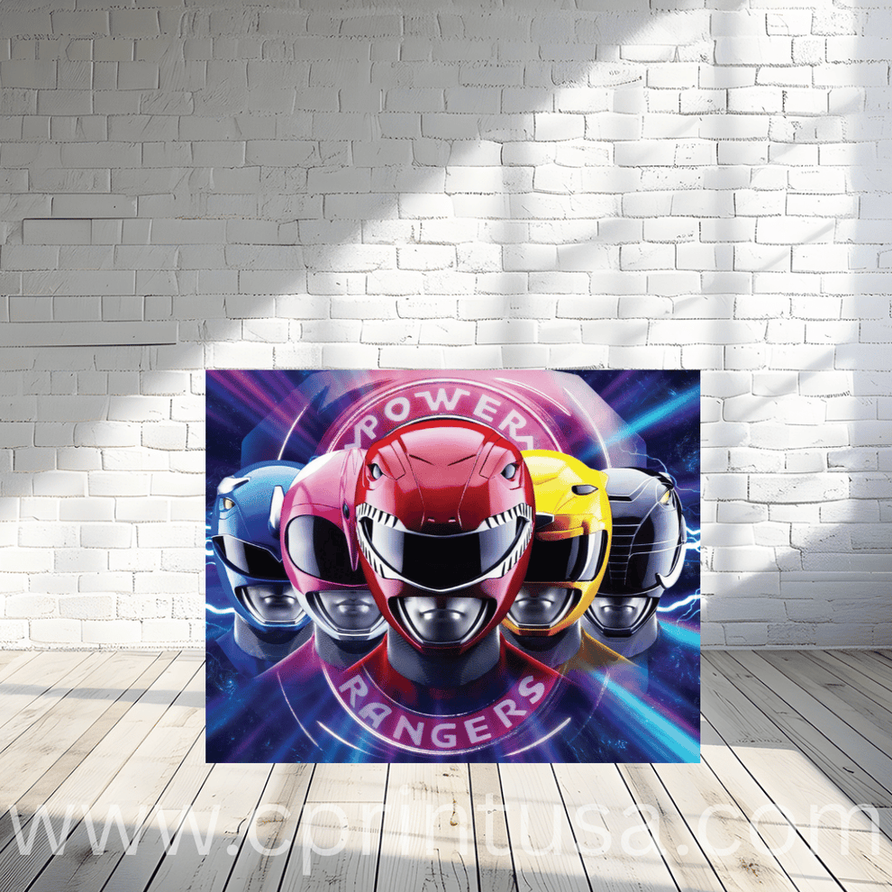 Power Rangers Backdrop by theme – City Balloons Dallas