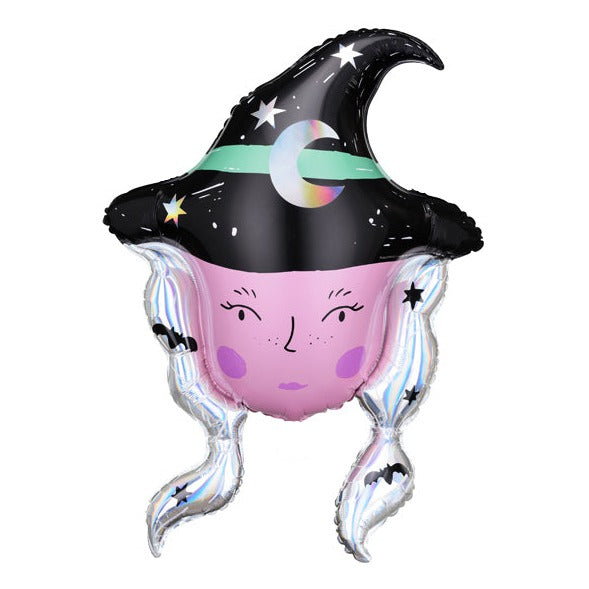 Purple Witch Foil Balloon 34in.