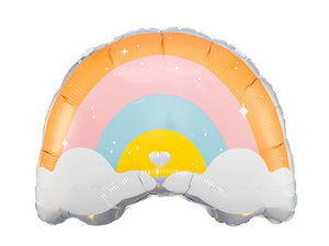 Rainbow Foil Balloon 21 in. - PartyDeco USA