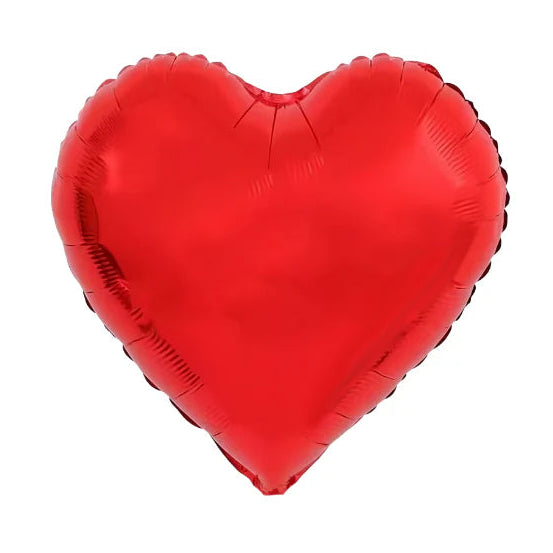 Solid Heart Shape Foil Red - 18 in.
