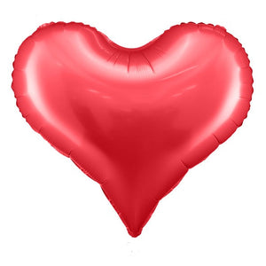 PartyDeco Red Heart Shaped Foil Balloon - 29 in.
