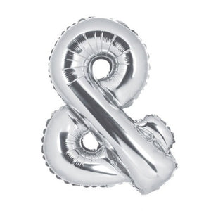 Silver Foil Letters (A to Z) - 14 in. PartyDeco USA