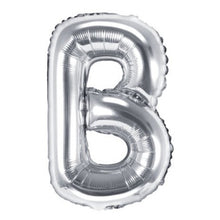 Load image into Gallery viewer, Silver Foil Letters (A to Z) - 14 in. PartyDeco USA