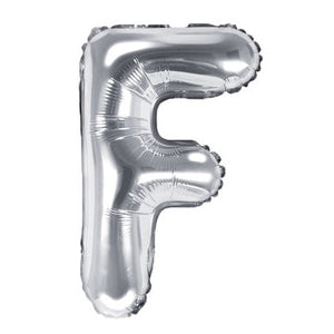 Silver Foil Letters (A to Z) - 14 in. PartyDeco USA