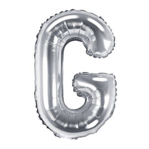 Silver Foil Letters (A to Z) - 14 in. PartyDeco USA