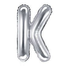 Load image into Gallery viewer, Silver Foil Letters (A to Z) - 14 in. PartyDeco USA