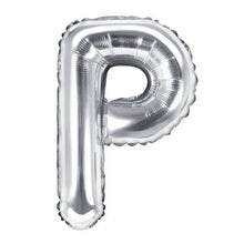 Load image into Gallery viewer, Silver Foil Letters (A to Z) - 14 in. PartyDeco USA