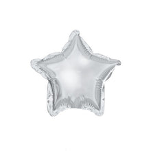 Load image into Gallery viewer, Silver Star Foil Balloon 5 in. (25 ct. - Self Sealing)