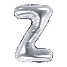 Load image into Gallery viewer, Silver Foil Letters (A to Z) - 14 in. PartyDeco USA